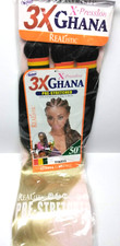 X-Pression 3x Ghana Pre-Stretched 50  Braiding Hair 100 Kanekalon 3-Pack T18613