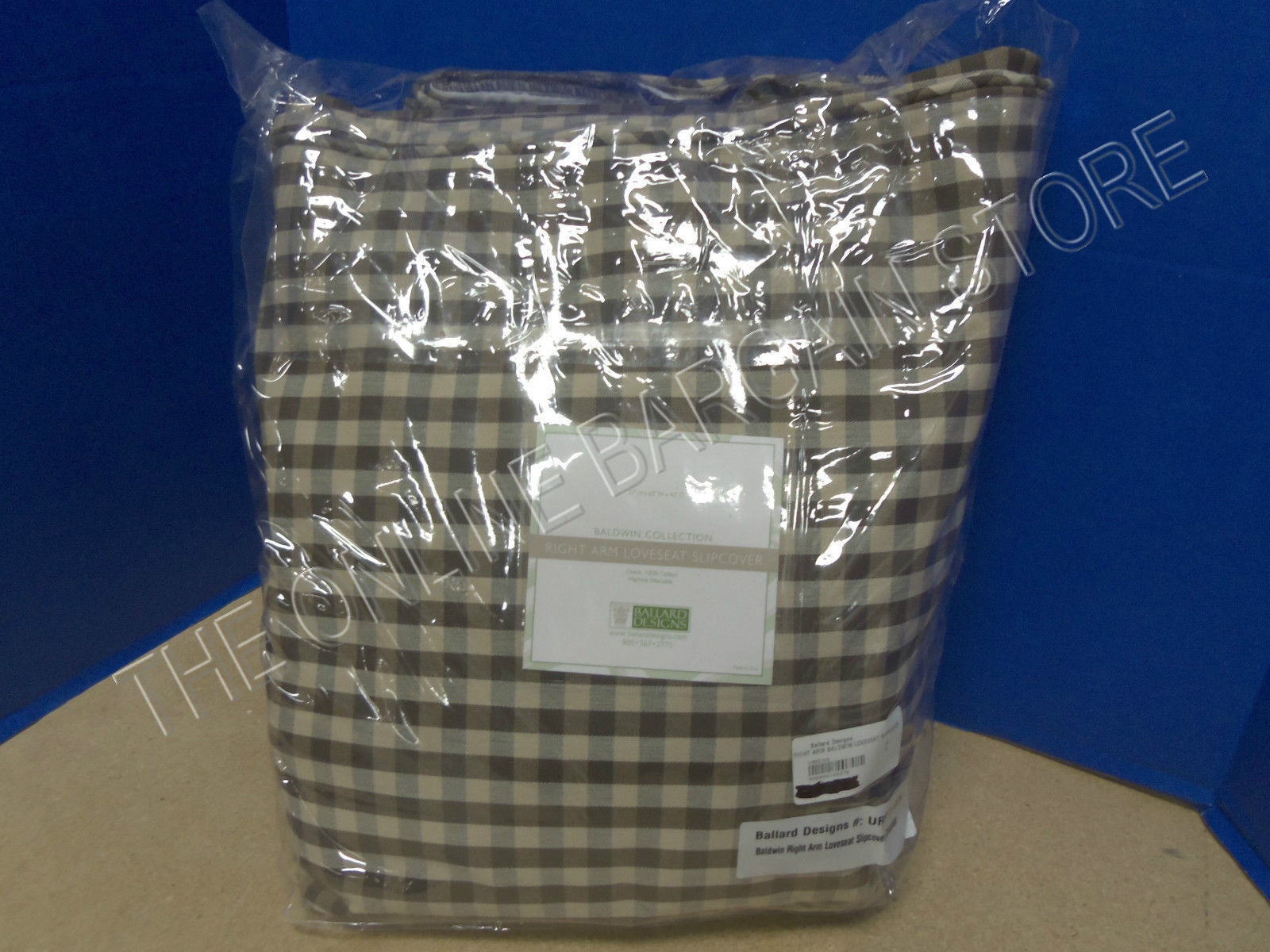 Ballard Designs Baldwin Right Arm Furniture Loveseat SLIPCOVER Chocolate Check for sale online | eBay Ballard Designs Baldwin Right Arm Furniture Loveseat SLIPCOVER Chocolate Check for sale online | eBay