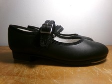 Dance Dance Tap Shoes Capezio Kids 13M Mary Jane Leather Easy Strap Student