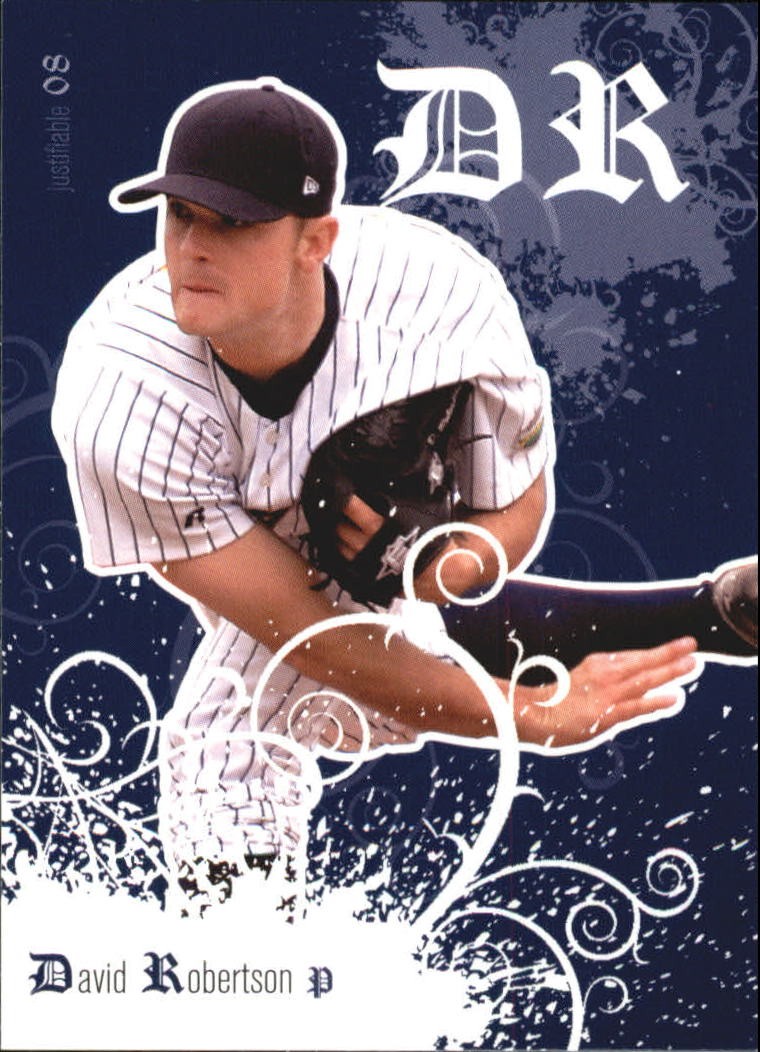 2008 Justifiable #42 David Robertson - BB