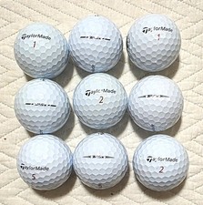 100 Taylormade TP5X White 5A/4A Near Mint Used Golf Balls