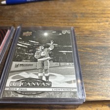 🔌IU 2025-26 UPPER DECK SERIES 2 UD CANVAS BLACK AND WHITE NICK PAUL. # 189