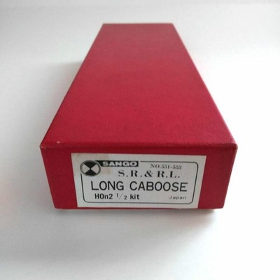 Sango Modell HO schmal (9mm) SR&R.L. LOMG CABOOSE