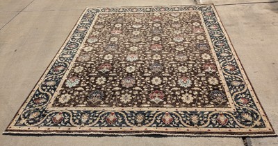 8'2''x10'2'' Pakistani Peshawar Chobi Rug carpet Handmade Veg Dye 100% Wool 8x10
