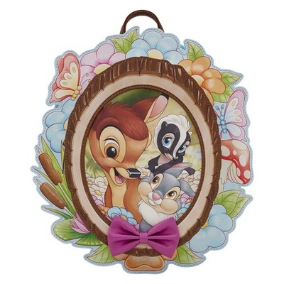 Loungefly Disney Bambi Thumper Flower Mini Backpack Light  display picture 2