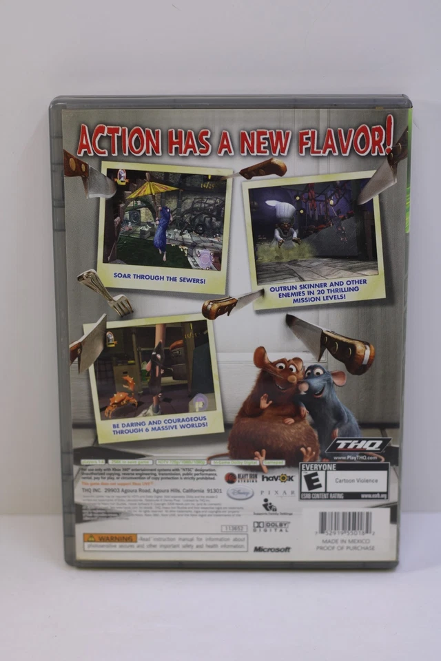 Ratatouille (Microsoft Xbox 360, 2007) - Image 2 of 4