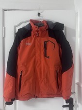 NEW Wantdo Men’s Waterproof Ski Jacket Orange/Black Size M Winter Snow Coat