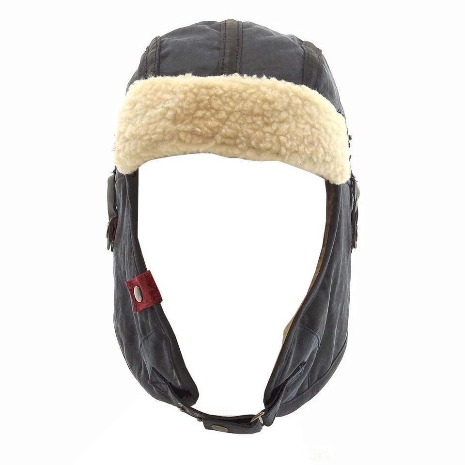 Kurtz Men's Major Leather Detail Black Hat - Image 2 of 4