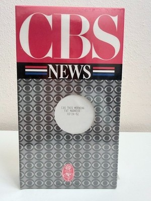 CBS News Archive VHS    CBS This Morning  Feb 24 1992   Factory Sealed RARE