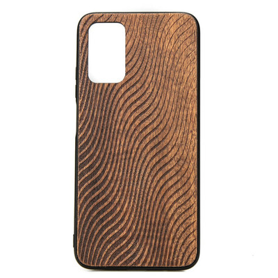 Handyhülle für Xiaomi Pocophone M3 Bewood Merbauwellen Holzhülle Case Cover Etui