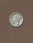 1943-D Mercury Dime---90% Silver...