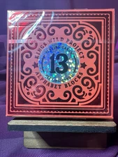 Gilded Red Alphabet Block Playing Card Deck~Kings Wild Project - #97/125