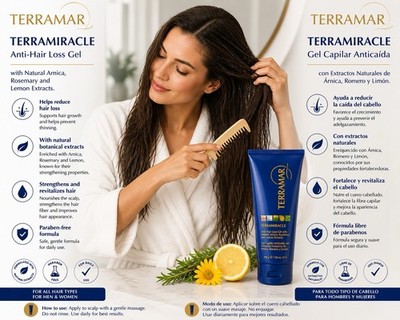 Terramar Terramiracle Anti-Hair Loss Gel Arnica Rosemary Lemon 200g 7,05 oz (US)