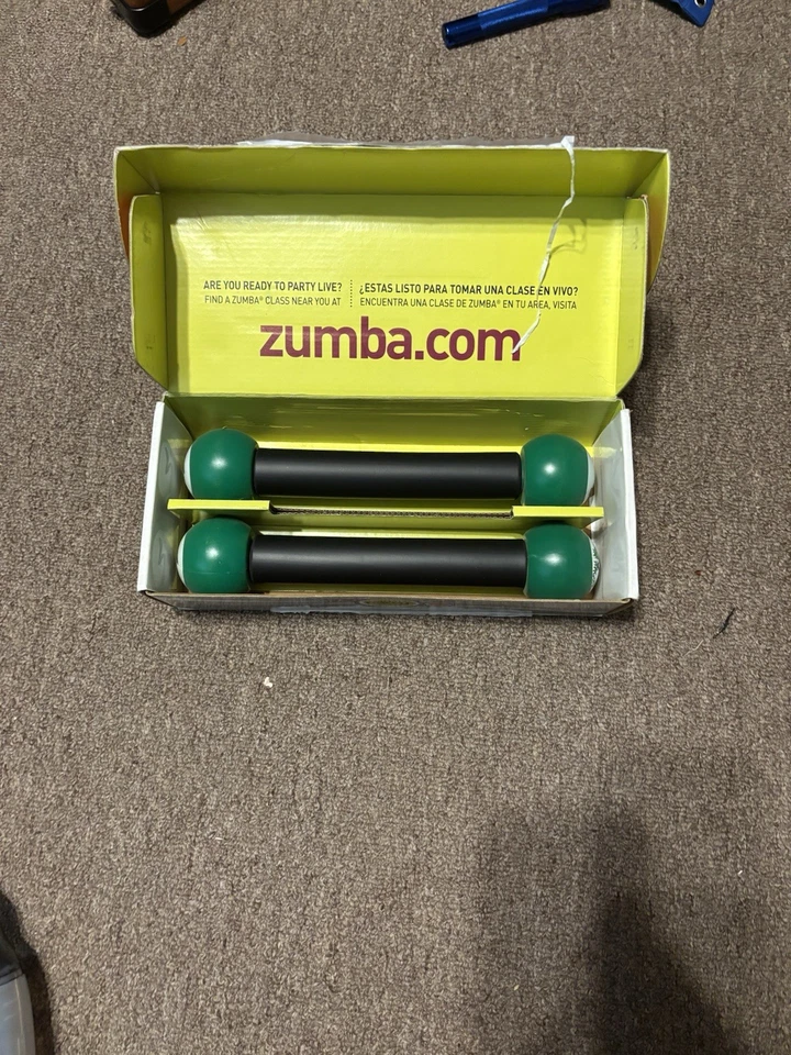 Zumba Fitness Exhilarate Toning Stick Set 1 lb Weights Each  Maraca Sound Shake - Image 2 of 2