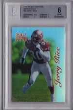 JERRY RICE 1996 Select Certified Mirror Gold #62 /35 BGS 6 EX-MT SSP RARE