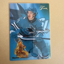 Macklin Celebrini Hot Hues 2025-26 UD Flair San Jose Sharks Card #23 of 32