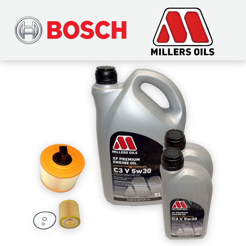 SERVICE KIT for BMW E90 E91 E92 E93 323i 325i 330i OIL AIR FILTERS +5w30 XF OIL