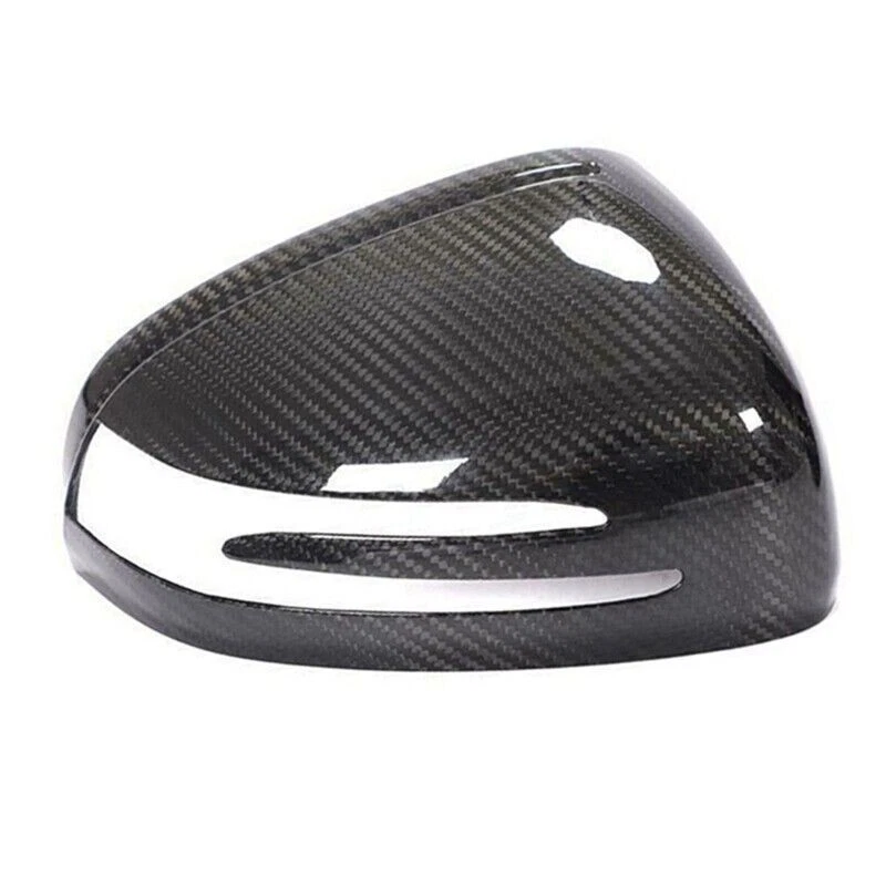 Cubierta de espejo lateral de fibra de carbono para Mercedes Benz AMG GT R172 SLK SLC SLS R231 Foto 2 de 4