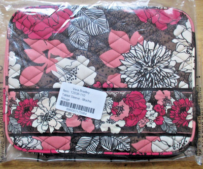 Vera Bradley ~ Mocha Rouge #12038-110 * Tablet Sleeve ~ NEW ~ iPad Case