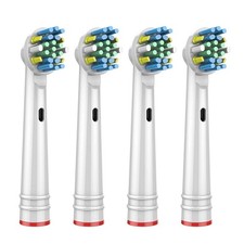 Image of FLOSS CLEAN Electric Toothbrush Heads x4 compatible with ORAL B Braun EB25 UK