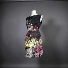 RED Valentino Floral Dress Multicolor Short Size 44 IT