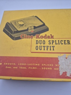 Vintage Cine-Kodak Duo Splicer Outfit for 8mm and 16mm Movie Camera Film