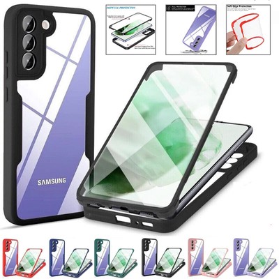 Case Für Samsung A15 A35 A55 A54 A34 S25 S24 S23 S21 Ganzkörper Bildschirmschutz