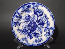 ANTICO PIATTO NINFEE CERAMICA RICHARD MILANO FINE 800 FLOW BLUE WATER NYMPH 2403