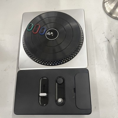 DJ Hero Wireless Black Silver Turntable Controller for PlayStation
