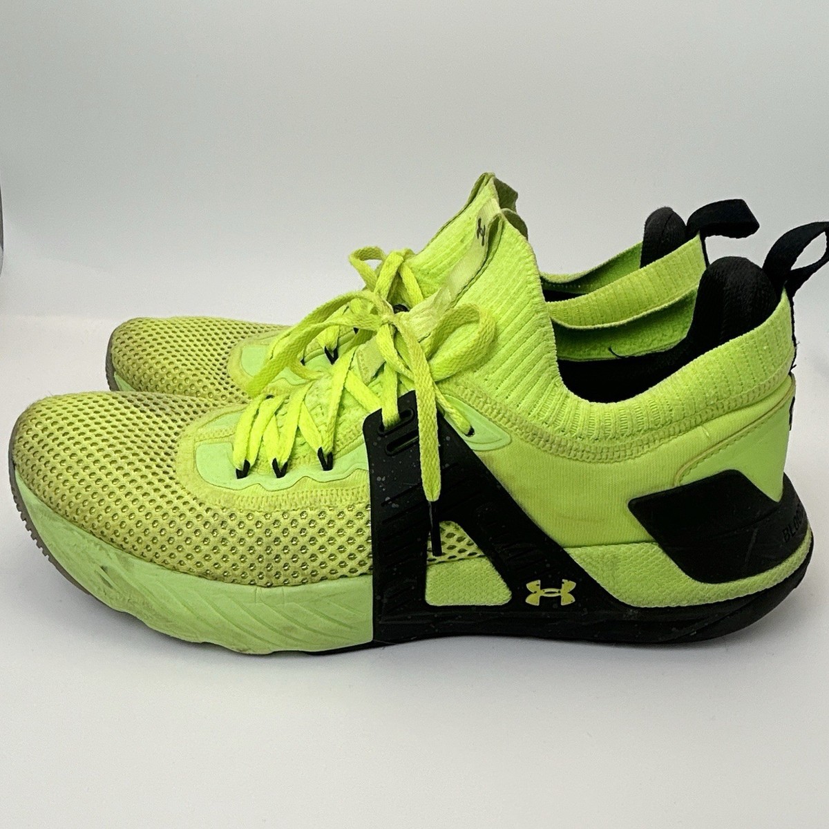 Under Armour Project Rock 4 Mens Size 12.5 Quirky Lime Gym  display picture 2