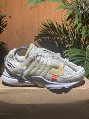 Size 8 - 2018 Nike Air Presto  Off-White White 