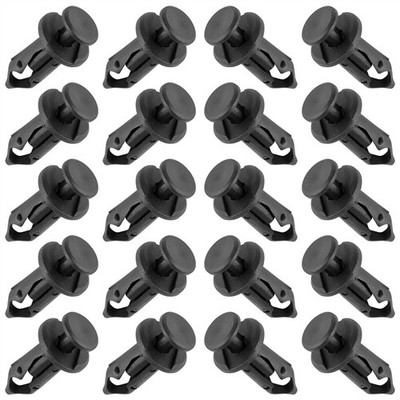 Caltric 100-Pack Fender Rivet Clips – Fits Polaris, Honda, And More – 7661855 / 90653-HC4-900