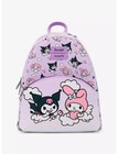 Loungefly Kuromi & My Melody Angel & Devil Mini Backpack & Mini Flip Wallet New — photo 1