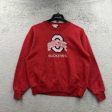Vintage Ohio State Sweatshirt Size Large Crewneck Buckeyes Brutus NCAA