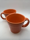 2 FIESTAWARE TAPERED MUG 15 oz Poppy Fiesta New D Handles Beautiful & Fun!