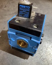 FESTO 10421 SOLENOID CONTROL VALVE /  MFHE-3-1/2 USED GOOD CONDITION UK SELLER