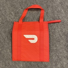 DoorDash Insulated Delivery Tote Bag Red Cooler Thermal 15x13x9.5