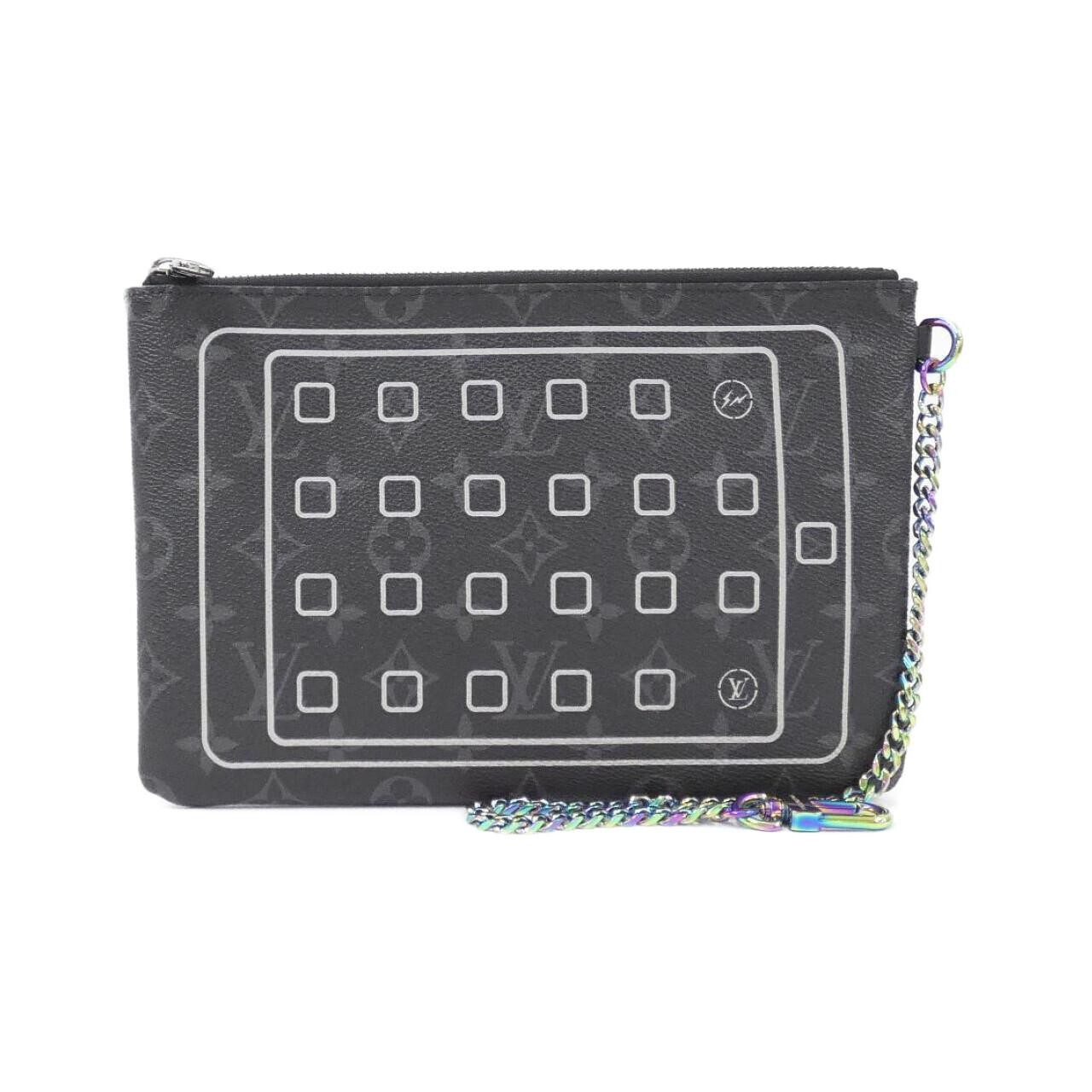 Authentic LOUIS VUITTON Monogram Eclipse flash IP… - image 1