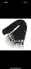 100 Pack Round Braid Lanyard with Swivel Hook