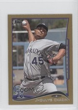 2014 Topps Mini Gold 33/63 Jhoulys Chacin #69 h8e