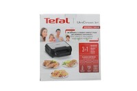 Tefal Ultracompact 3-In-1 Sandwich-Waffel-Panini KombigeräT, Edelstahl/Schwarz