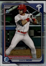 Dante Nori 2024 Bowman Draft Chrome Philadelphia Phillies #BDC-16