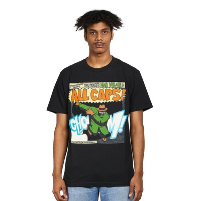 Madvillain (MF DOOM & Madlib) - ALL CAPS! T-Shirt Black