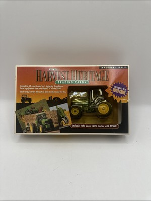 #ad #ad John Deere 1994 Ertl 5808 Harvest Heritage Trading Cards with 7140 Tractor New $3.88