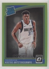 2018 Donruss Optic Rated Rookie Lime Green Prizm /149 Kostas Antetokounmpo 7zf