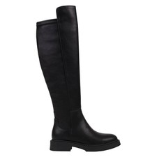 G.C. Shoes Ayla Riding Boots 7 Black Vegan Leather Tall Zip NIB msrp$109.99