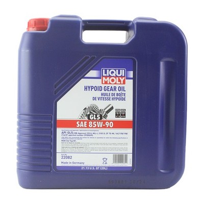 Liqui Moly 22082 Hypoid Gear Oil (GL5) SAE 85W-90 (20 L)