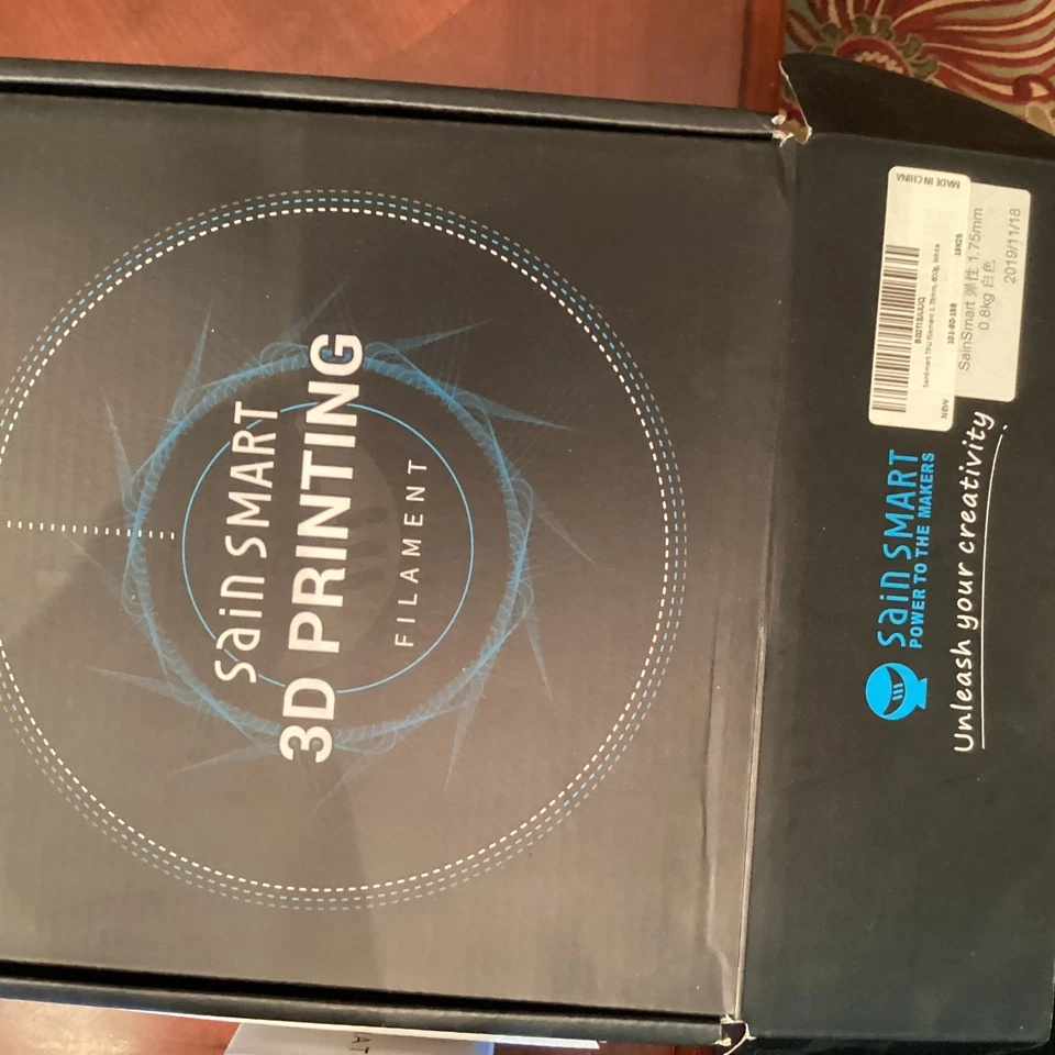 SainSmart 1.75mm Flexible TPU 3D Printer Filament 800g white - Image 4 of 4