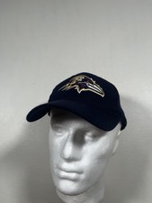 Baltimore Ravens Hat Cap Strap Back Mens One Size Blue NFL Reebok On Field