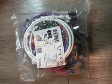 CAT 6a S-FTP Patch Cable, 10 Pack, 10 Colors, 1.0M - 3.28 FT 10 PK , Ethernet